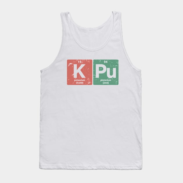 K Pu - Chemical elements 1994 27th birthday Tank Top by hoopoe